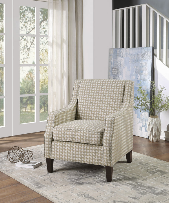 Fauteuil Beagle En Tissu A Motif Kaki