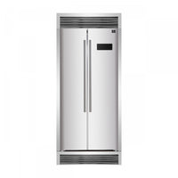 Réfrigérateur encastré Forno Salerno de 15,6 pi3 à compartiments juxtaposés - FFRBI1805-37SG