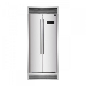 Réfrigérateur encastré Forno Salerno de 15,6 pi3 à compartiments juxtaposés - FFRBI1805-37SG