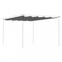 Outsunny Auvent De Rechange Retractable Pour Pergola De 13,1 X 9,8 Pi, Housse De Rechange Pour Pergo