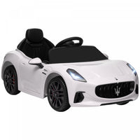 Qaba Voiture Electrique 12v Pour Enfant, Maserati Gran Turismo Sous Licence, Voiture Pour Enfants Al