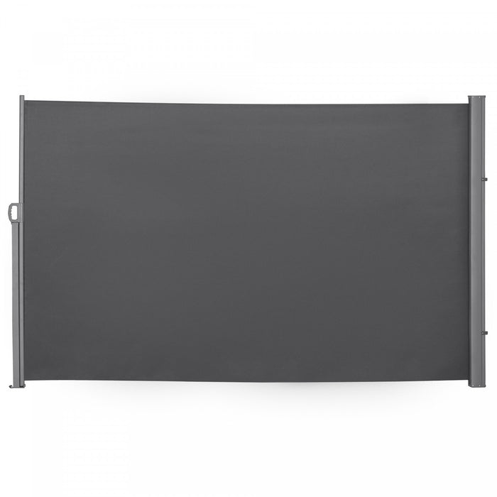 Outsunny Auvent Lateral Retractable Ecran De Confidentialite Pliable, Gris