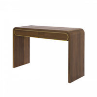 Console en bois Olivia 120 cm avec tiroirs - doree