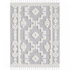 Carpette à poil long Quinto Tres Moroccan - 5 pi 7 po x 7 pi 3 po