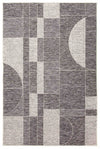 Carpette Bodhi grise - 5 pi 0 po x 8 pi 0 po