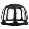 Outsunny Tente Moustiquaire , Tonnelle Escamotable Avec 2 Portes, Noir