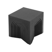  Grace Table d'Appoint Rustique, Noir