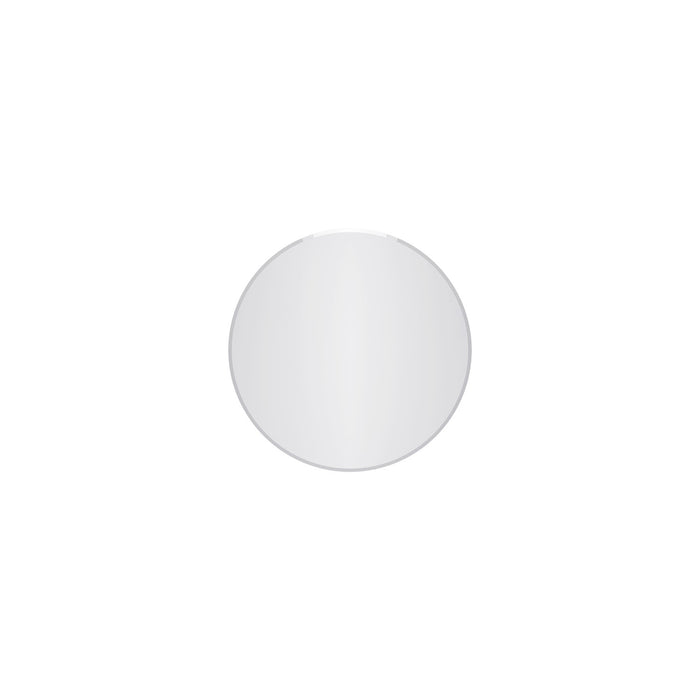 Lathe Miroir Rond Sans Cadre de 18 Pouces Chrome