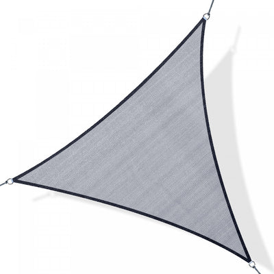 Outsunny Triangle 10' Canopy Sun Sail Shade Garden Cover Uv Protector Outdoor Patio Lawn Shelter Wit|Outsunny Triangle 10' Auvent Soleil Voile Ombre Pour Jardin Couverture De Protection Abri Pour Patio