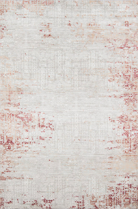 Tapis Traditionnel Amber 7'9\" x 9'10\" en Rouge