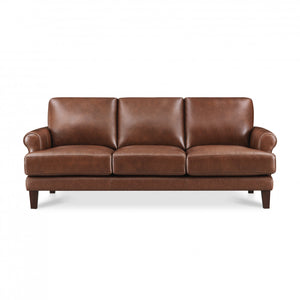Hydeline Sarina Sofa en cuir – Brun