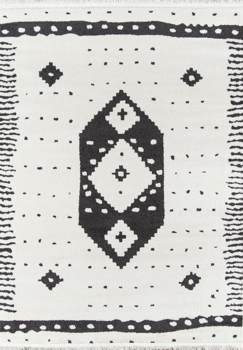 Tapis Contemporain Lyra 7'6\" x 9'6\" en Ivoire
