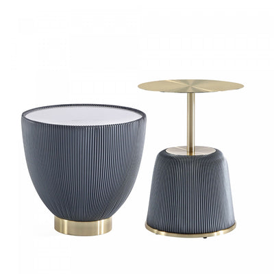 Anderson Modern 2-Piece End Table in Gray | Table d’appoint moderne Anderson 2 pieces en gris