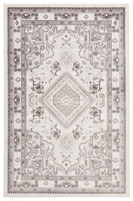 Tapis Lavable/Traditionnel Oriana 8'0\" x 10'0\" en Beige