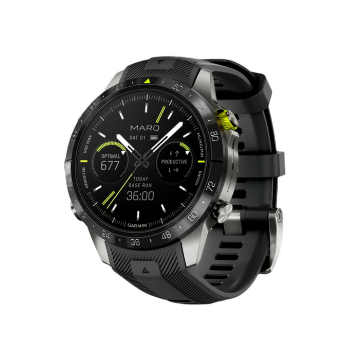 Garmin Marq® Athlete (gen 2) Montre Connectee De Luxe - Durable Avec Ecran Amoled Et Boitier En Titane