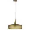 Luminaire suspendu Pixie de Dainolite avec fini peint laiton vieilli et 1 ampoule