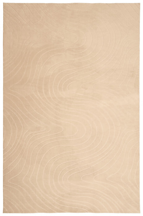 Tapis Lavable/Contemporain Somos 5'0\" x 7'6\" en Beige