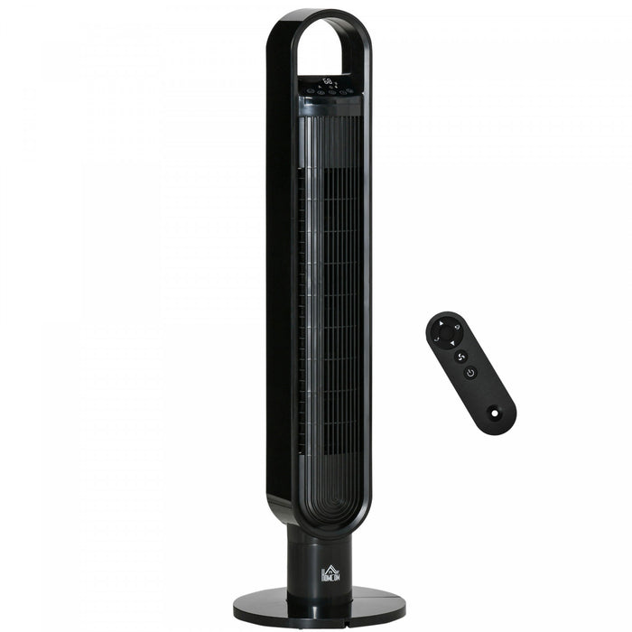 Homcom Ventilateur Tour Oscillant De 39 Po Avec Minuterie De 12 H