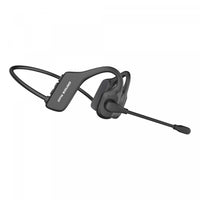 Casque d’écoute à oreilles ouvertes Chat+ de OPN Sound noir avec Bluetooth et microphone monté sur tige à suppression de bruit ambiant