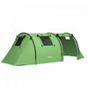 Outsunny Tente de camping 3-4 personnes avec 2 chambres, tente etanche