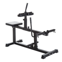 Soozier Machine De Presse De Jambe En Acier Machine D'elevation Assise Noir