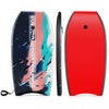 Costway 37\" Body Board Leger Avec Eps Core Xpe Deck Hdpe Bottom Crescent Tail Multi-couleur