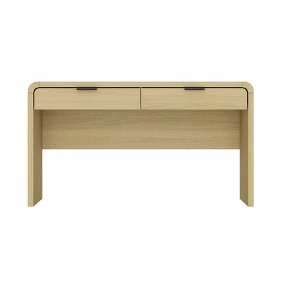 Grace Modern 54" Office Desk in Natural Oak (2-Drawer) | Bureau moderne Grace 54" en chene naturel (2 tiroirs)