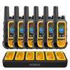 6 Dewalt Dxfrs300 Talkies Walkie - 1 Watt, Heavy Duty, 22 Channel Long Range Two Way Radios