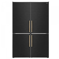  Refrigerateur Custodia de 48 po, 20,6 pi³, avec machine a glacons, noir – FFFFD1766-48BLK