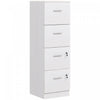 HOMCOM Classeur verrouillable a 4 tiroirs pour format A4 et lettre