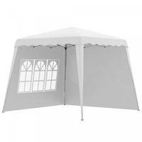 Outsunny Tente D'auvent Avec 2 Parois Laterales, Tentes Uv50+, Hauteur Reglable, Avec Sac De Transpo