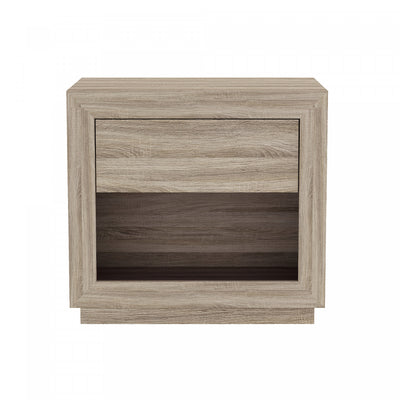 Soren Contemporary 26" Nightstand in Natural Oak (1-Drawer) | Table de nuit contemporaine Soren 26" en chene naturel (1 tiroir)