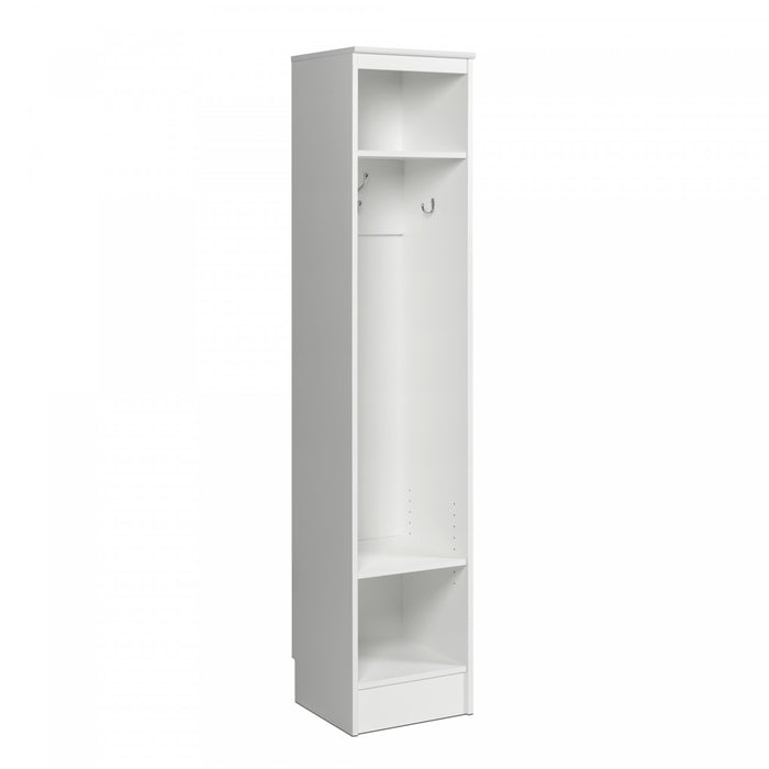 Meuble étroit pour organiser l’entrée - blanc