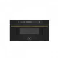  Tiroir micro-ondes Capoliveri 30 pouces, noir, 1,2 pi³ - FMWDR3000-30BLK
