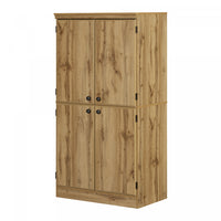  Armoire décorative Morgan à 4 portes - chêne nordique