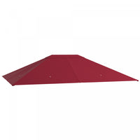 Outsunny 10' X 13' Verriere De Remplacement Couverture, Vin Rouge