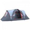 Tente De Camping Exterieure Outsunny Pour 5-6 Avec Sac Integre, Crochet D'eclairage, Sac De Transport