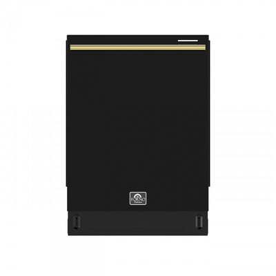 Forno Stella 24 in. Built-in Tall Tub Fingerprint-Resistant Black Dishwasher 44 dBA - FDWBI8010-24BLK | Lave-vaisselle Stella de 24 po, cuve haute, noir resistant aux traces, 44 dBA – FDWBI8010-24BLK