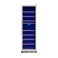 Refroidisseur a vin Avellino de 24 pouces a double zone, 16 pi³, en acier inoxydable -FWCDR6603-24S