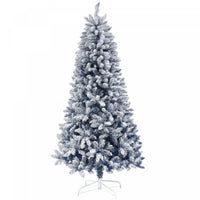 Homcom Arbre De Noel Artificiel De 6 Pi Avec Branches Floquees De Neige