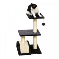 Pawhut Tour D'arbre A Chat, Centre D'activites D'escalade De 28 Po Avec Griffoir En Sisal, Coussin,