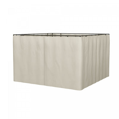 Outsunny Replacement Gazebo Curtains With Zipper, 4-panel Gazebo Privacy Side Panels Only, For 10' X|Outsunny Ensemble De Parois Laterales De Rechange Universelles Pour Tonnelle De 4 Panneaux Pour La P