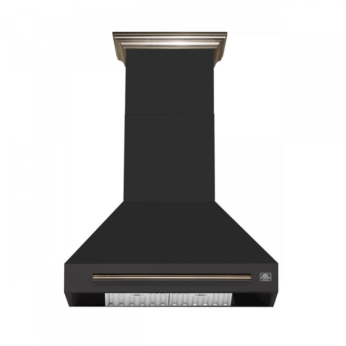 Hotte de cuisiniere murale Aria de 30 po, noir- FRHWM5095-30BLK