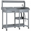 Outsunny Etabli de Rempotage Table de Travail de Jardin avec Tiroir