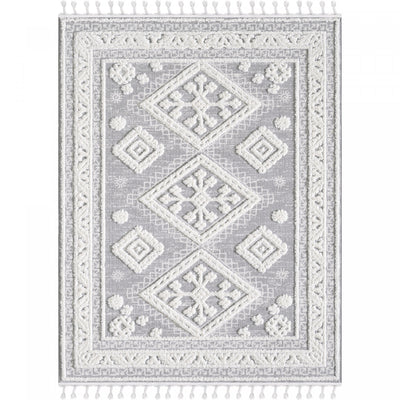 Quinto Westerner Shag Area Rug - 6'3" x 9'|Carpette à poil long Quinto Westerner - 6 pi 3 po x 9 pi