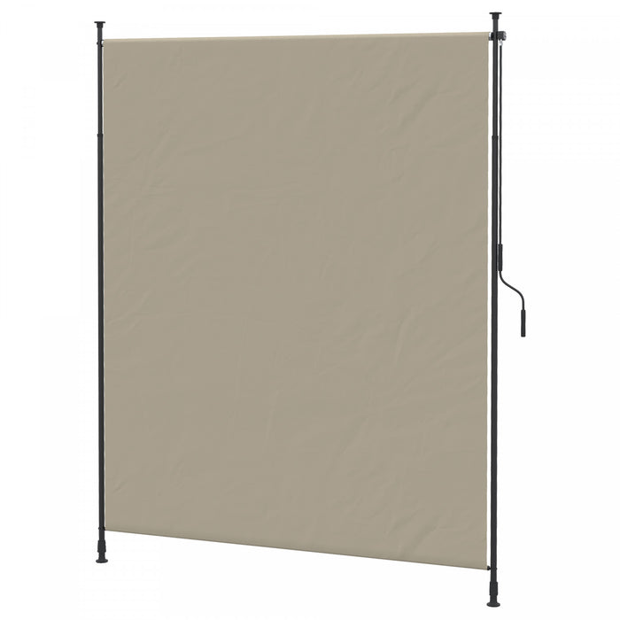 Outsunny Store Retractable 7' x 10', Ecran de Confidentialite, Beige