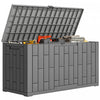 Outsunny Coffre de Rangement 227 Litres en Resine, Verrouillable pour Exterieur