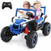 Costway 24v Kids Ride Sur Utv Avec 4 X 100w Puissant Moteur Telecommande Haute/basse Vitesse Marine