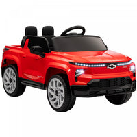 Qaba Voiture Electrique 12 V Pour Enfants, Chevrolet Silverado Ev Rst, Voiture Pour Enfants Alimente