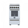 Cuisiniere electrique Pallermo de 20 po, blanche, capacite totale de 2,05 pi³ - FFSEL6051-20WHT